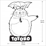 Totoro Vinyl Wall Art Decal 