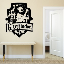 Harry Potter Gryffindor House Vinyl Wall Art Decal (WD-0869)