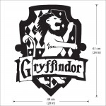 Harry Potter Gryffindor House Vinyl Wall Art Decal