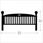 Classic Headboard Vinyl Wall Art Decal 