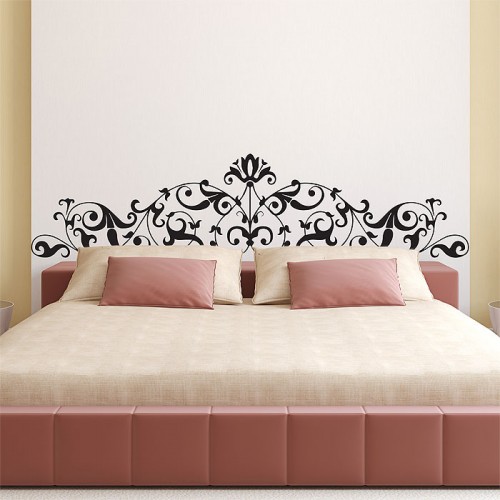 สติกเกอร์ติดผนัง หัวเตียง Headboard Bed Wall Sticker