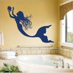 Mermaid Vinyl Wall Art Decal (WD-0887)