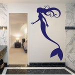 Silhouette Mermaid Vinyl Wall Art Decal 