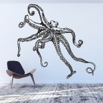 Octopus Vinyl Wall Art Decal 