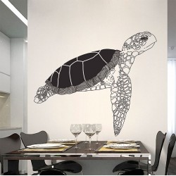 Turtle Vinyl Wall Art Decal (WD-0899)