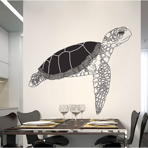 Turtle Vinyl Wall Art Decal 