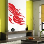 Girl face beauty hair salon Vinyl Wall Art Decal 