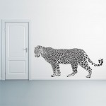 สติกเกอร์ติดผนังเสือดาว Leopard Wall Sticker 