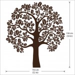 สติกเกอร์ติดผนัง ต้นกาแฟ Coffee Tree Wall Sticker