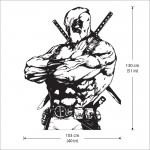  Deadpool Vinyl Wall Art Decal 