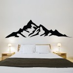 Mountains Vinyl Wall Art Decal 