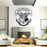 Hogwarts School Logo Harry Potter  Wandaufkleber Wandtattoo