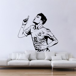 Neymar da Silva Soccer Football Player Vinyl Wall Art Decal (WD-0990)