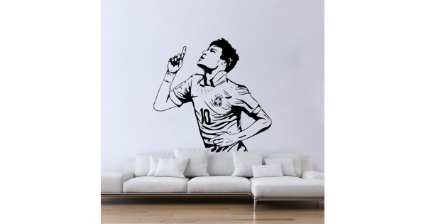 NEYMAR Da Silva Football Legend Art Motivational Wall Art 