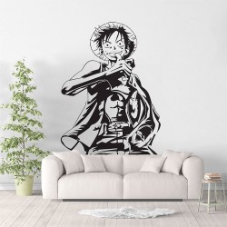 Monkey D. Luffy One Piece Vinyl Wall Art Decal (WD-0997)