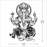 Tribal Ganesh Hindo God Vinyl Wall Art Decal