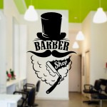 Gentlemen Barber Wandaufkleber Wandtattoo