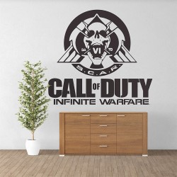  สติกเกอร์ติดผนังCall of duty Infinite Warfare Scar Skul / Wall Sticker (WD-1017)