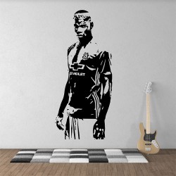 Paul Pogba Football Soccer Manchester utd  Vinyl Wall Art Decal (WD-1022)