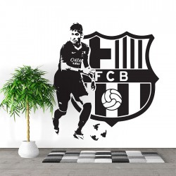 FC Barcelona Neymar Jr Football Soccer Vinyl Wall Art Decal (WD-1023)