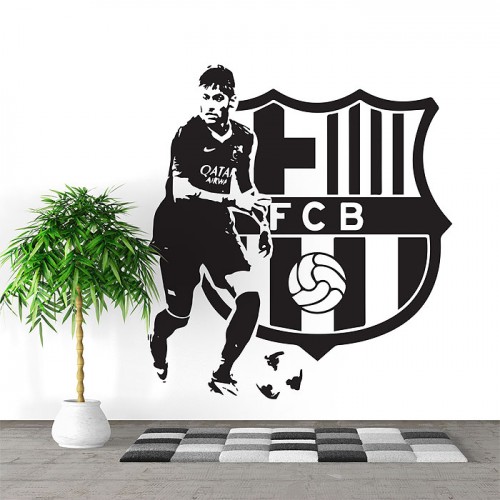 FC Barcelona Neymar Jr Football Soccer  Vinyl Wall Art Decal 