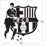 FC Barcelona Neymar Jr Football Soccer  Vinyl Wall Art Decal 