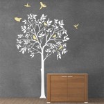 สติกเกอร์ติดผนังนก ต้นไม้  Tree and Birds / Wall Sticker