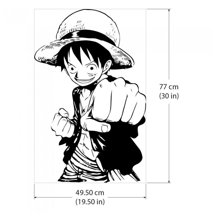 Monkey D. Luffy Sticker by DesignLO2