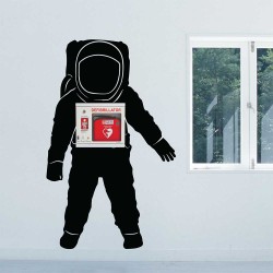 Space Astronaut Wall Decal for AED WAll Cabinet (WD-1035)