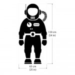 Space Astronaut Wandtatoo für AED Defibrillator Storage 