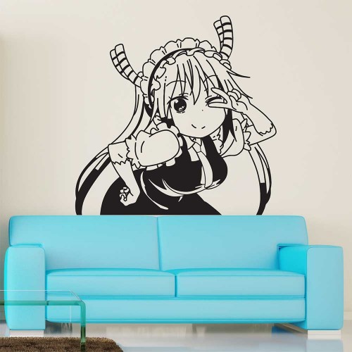 Tohru Kobayashi Miss Kobayashi's Dragon Maid V.1  Wandaufkleber Wandtattoo