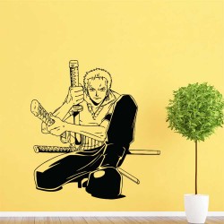 One Piece Roronoa Zoro สติกเกอร์ติดผนัง / Wall Sticker (WD-1081)