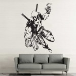 Deadpool Superhero Vinyl Wall Art Decal 