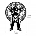 Full Metal Alchemist Japan Manga Anime สติกเกอร์ติดผนัง / Wall Sticker 