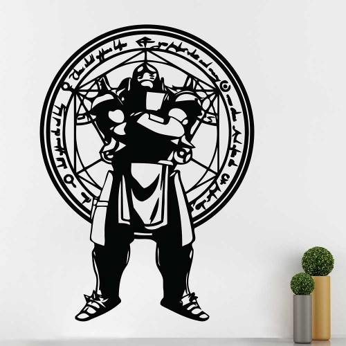 Full Metal Alchemist Japan Manga Anime สติกเกอร์ติดผนัง / Wall Sticker 