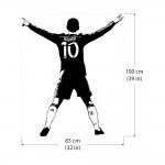 Eden Hazard chelsea Football  สติกเกอร์ติดผนัง / Wall Sticker 