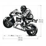 Marco Simoncelli sic 58   Wandaufkleber Wandtattoo