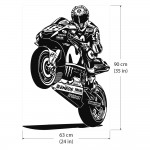 Valentino Rossi Moto Racing สติกเกอร์ติดผนัง / Wall Sticker 