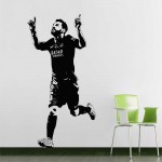 Lionel Messi Barcelona Football ฟุตบอล สติกเกอร์ติดผนัง / Wall Sticker 