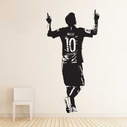 Lionel Messi Barcelona Football Player Vinyl Wall Art Decal (WD-1099)