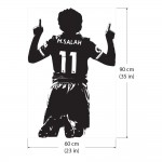 Mohamed Salah Football Player นักฟุตบอล  สติกเกอร์ติดผนัง / Wall Sticker 