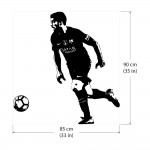 Luis Suárez Barcelona Football ฟุตบอล สติกเกอร์ติดผนัง / Wall Sticker 