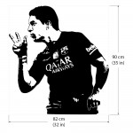 Luis Suárez Barcelona Football Player นักฟุตบอล สติกเกอร์ติดผนัง / Wall Sticker 