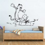 สติกเกอร์ติดผนัง / Wall Sticker คาลวินและฮอบส์