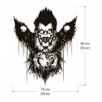 สติกเกอร์ติดผนัง / Wall Sticker เดธโน้ต Ryuk Death Note Monster 