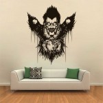 สติกเกอร์ติดผนัง / Wall Sticker เดธโน้ต Ryuk Death Note Monster 