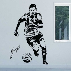 Lionel Messi Argentina Football Player Vinyl Wall Art Decal (WD-1111)