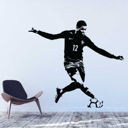 สติกเกอร์ติดผนัง / Wall Sticker Kylian Mbappé France Football Spieler  (WD-1112)