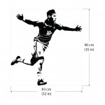 Neymar Jr Brazil Football Vinyl Wall Art Decal 