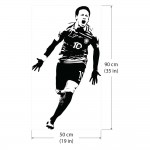 สติกเกอร์ติดผนัง / Wall Sticker Neymar Jr Brazil Soccer